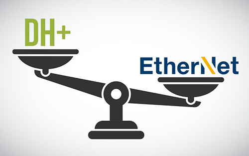 How Does DH+ Compare to Ethernet?